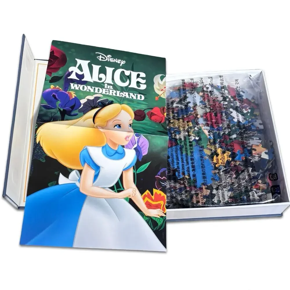 Disney Parks Classics Storybook 4 Puzzle Set Alice Peter Pan Dumbo Pinocchio